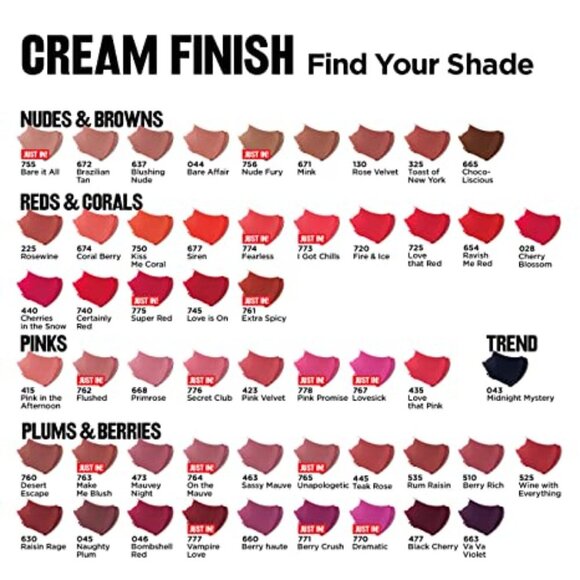 2 Lipstick by Revlon, Super Lustrous , High Impact Lipcolor with Moisturizer - Picture 6 of 6